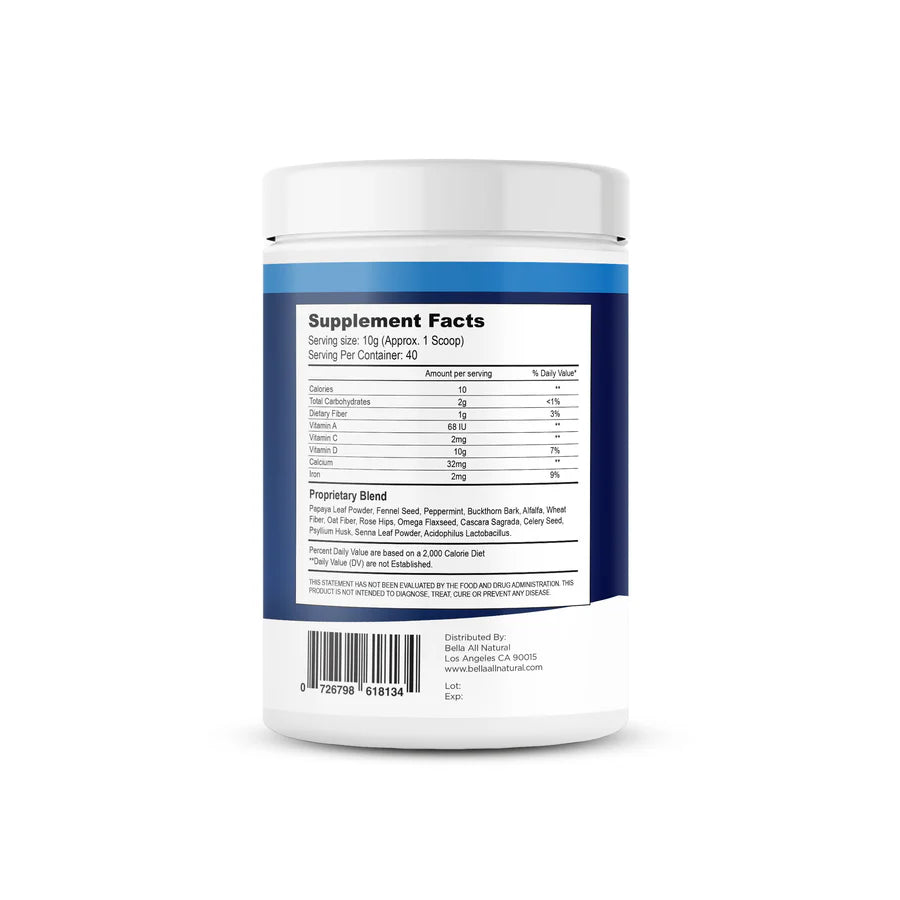 BELLA ALL NATURAL - POLVO "EXTREME DETOX" ORGANICO